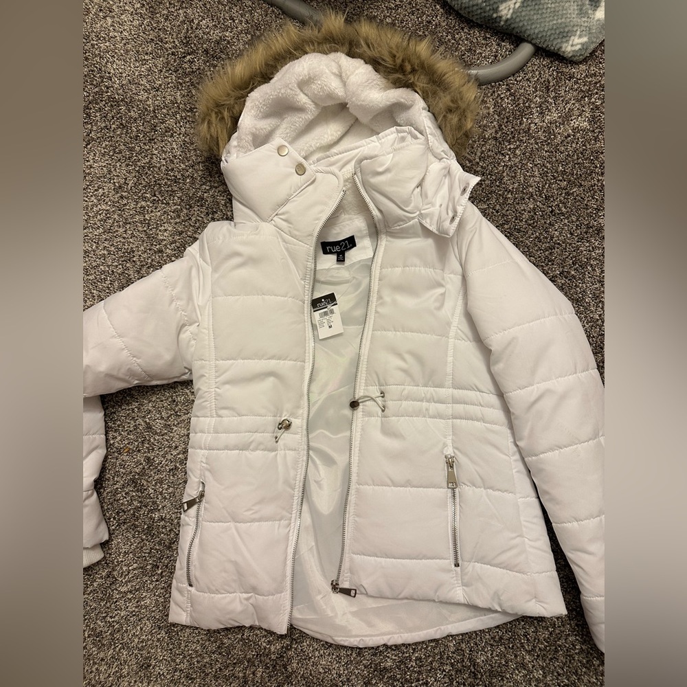 NWT white winter coat